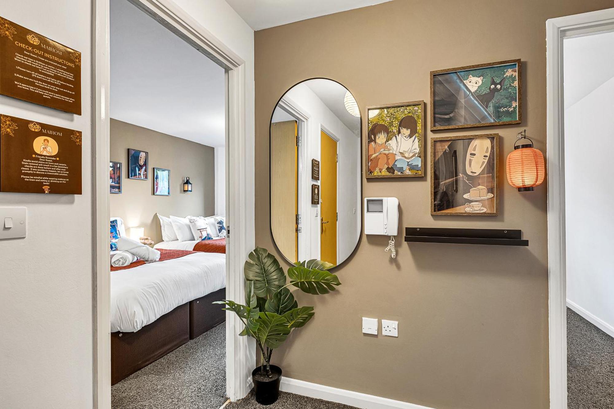 Anime Suite - Central And Free Parking With Netflix Birmingham Bagian luar foto